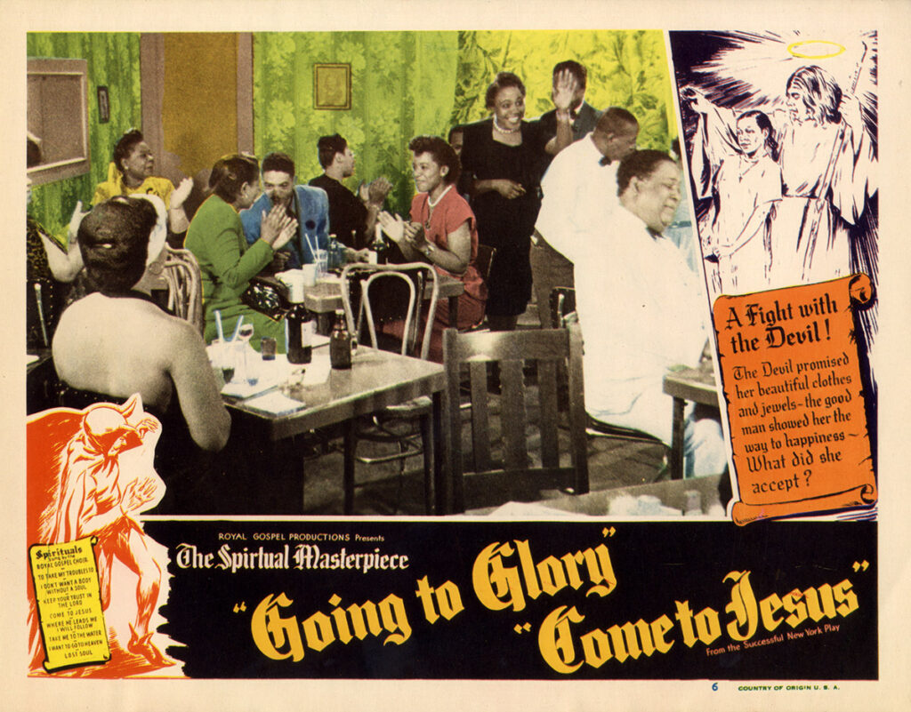 GOING TO GLORY, COME TO JESUS (1947) Set of 8 lobby cards