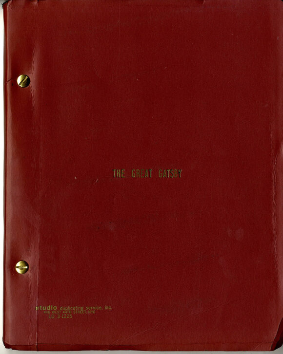 GREAT GATSBY, THE (1974) Screenplay by Francis Ford Coppola / Revised Version by J.C.