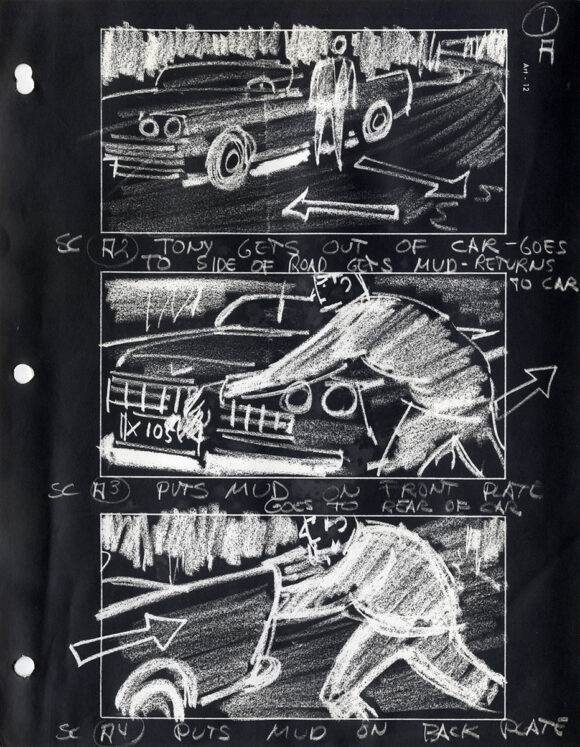 HIGH SCHOOL CONFIDENTIAL (1958) Set of storyboards - Image 2