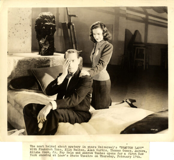 PHANTOM LADY (1944) Set of 10 photos