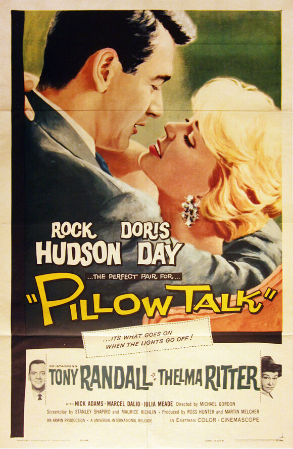 PILLOW TALK (1959) One sheet poster, folded