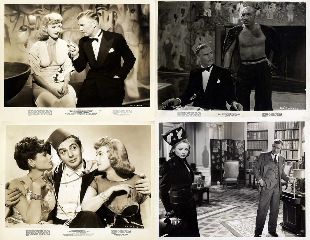 SHANGHAI GESTURE, THE (1941) Set of 12 photos