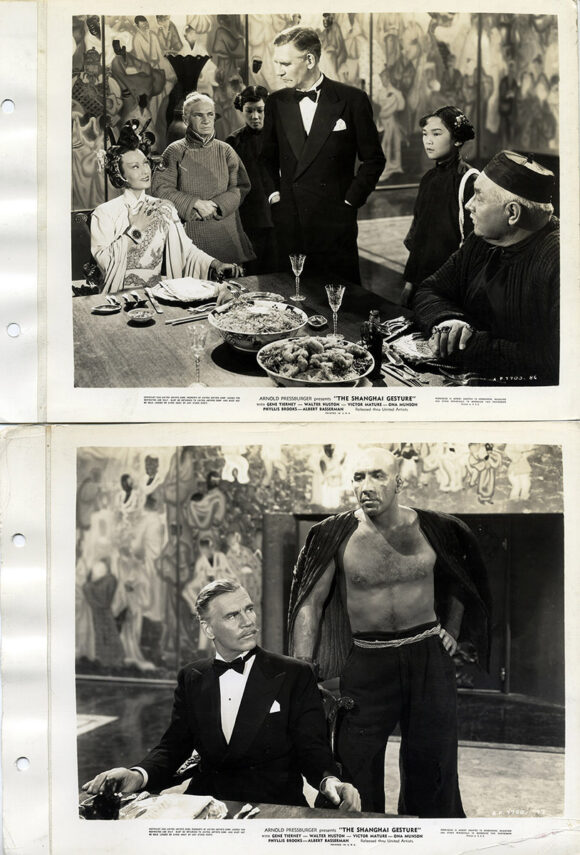 SHANGHAI GESTURE, THE (1941) Set of 6 keybook photos