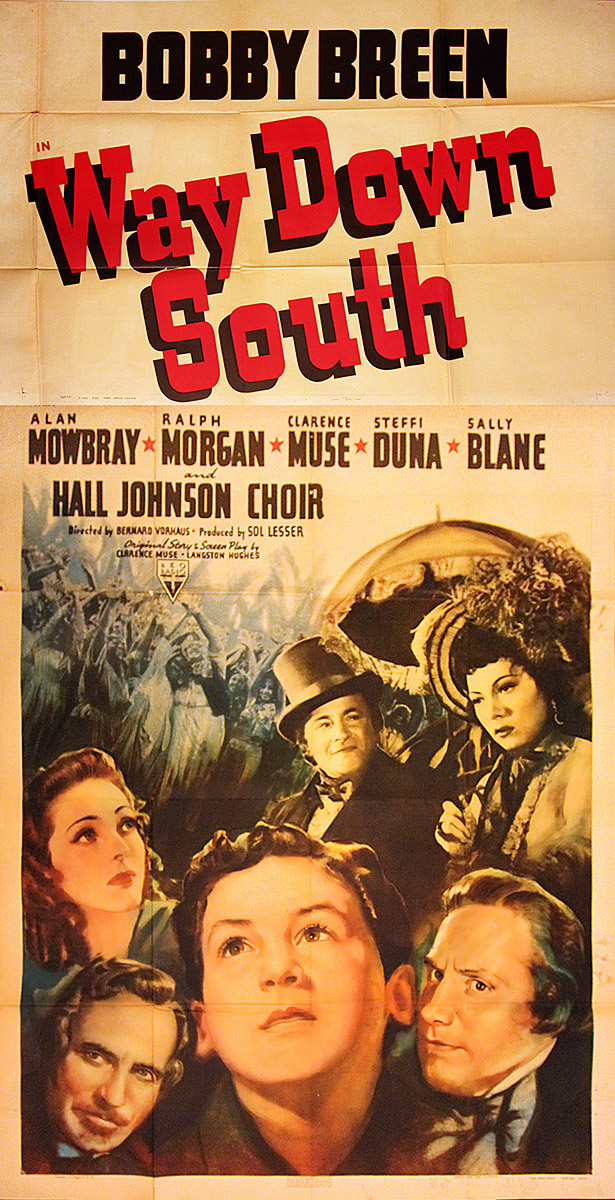 WAY DOWN SOUTH (1939) Three sheet poster - WalterFilm