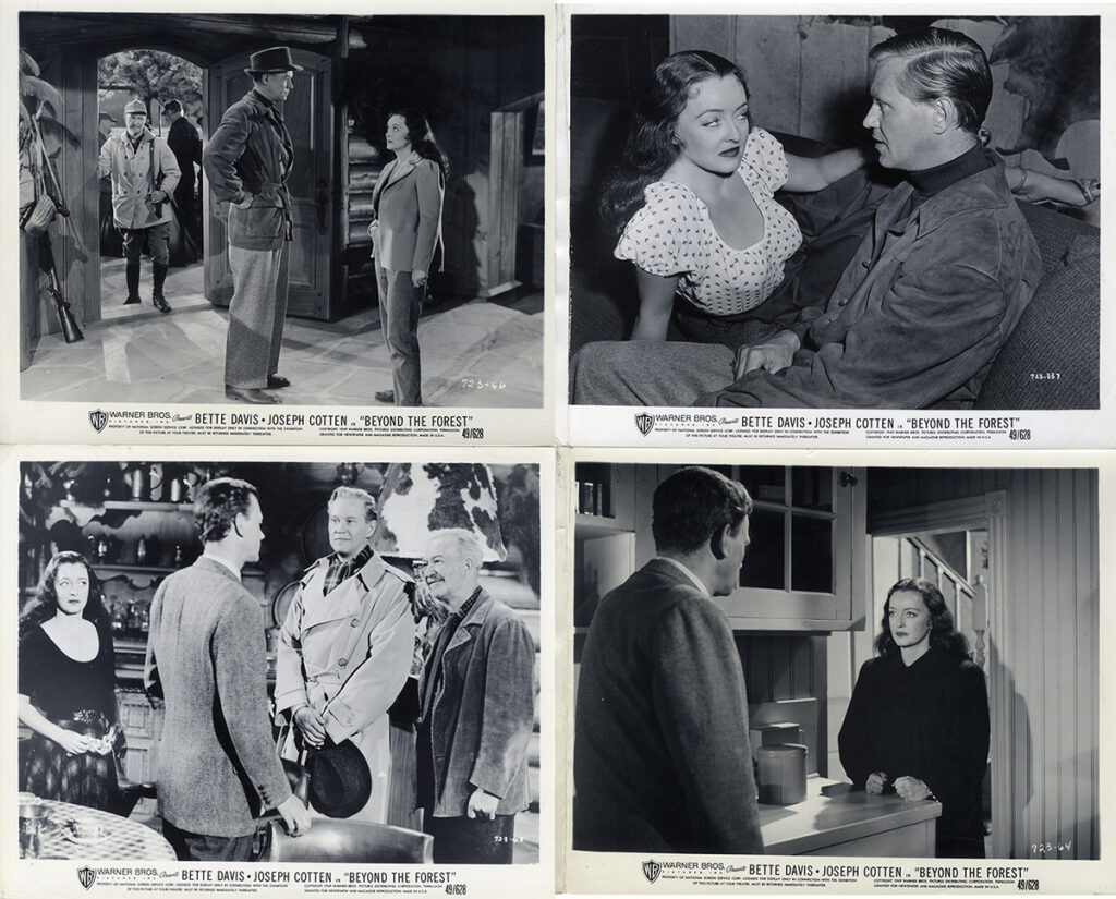 BEYOND THE FOREST (1949) Set of 16 photos