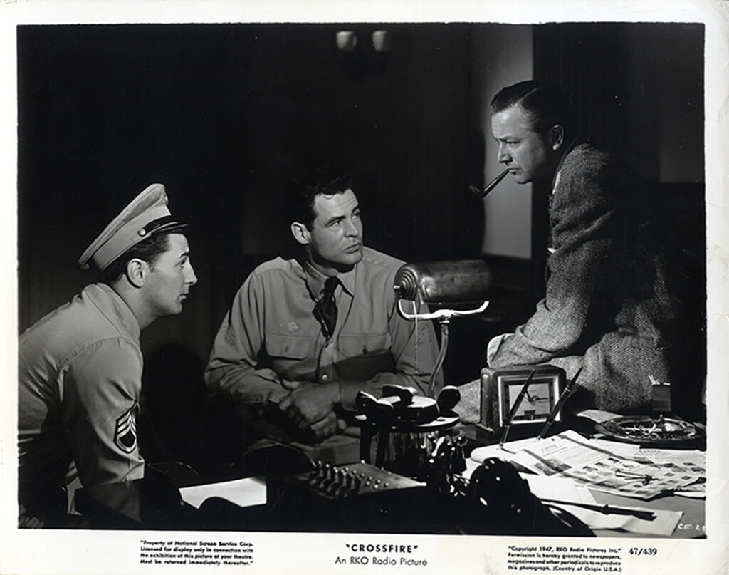 CROSSFIRE (1947) Archive of 7 photos