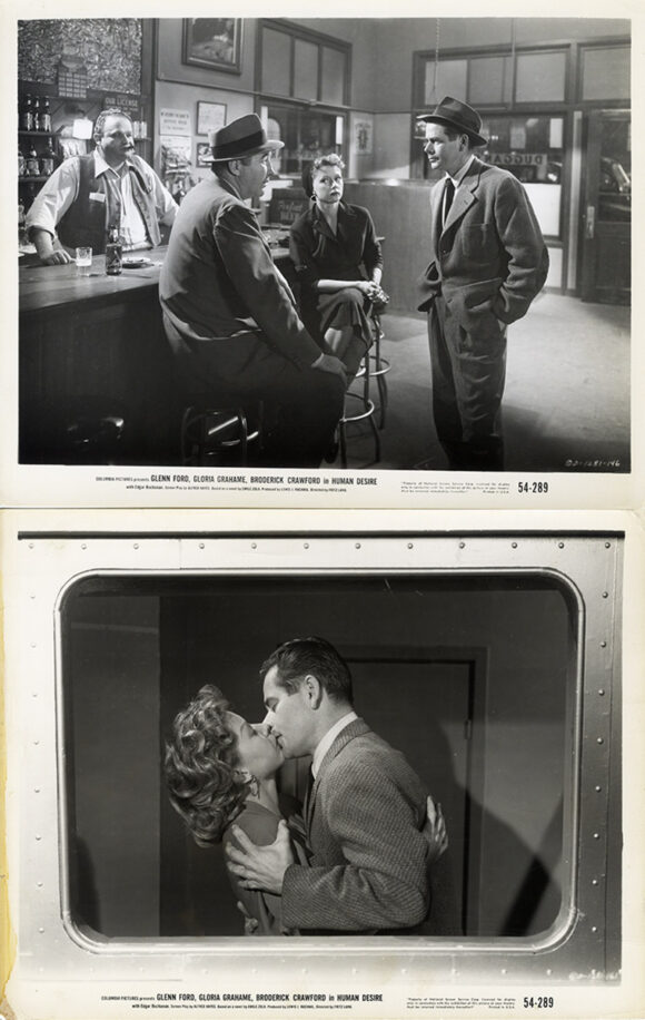 HUMAN DESIRE (1954) Set of 12 photos