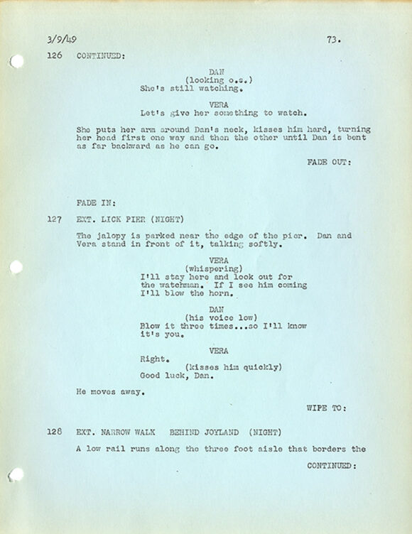 QUICKSAND (1949) FINAL SCRIPT An Original Screenplay by Robert Smith