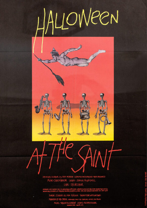 HALLOWEEN AT THE SAINT ft. Sylvester live (Oct 24-28, 1984) Event poster