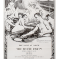 THE SAINT AT LARGE Presents THE WHITE PARTY (Feb 16, 1992) Event poster