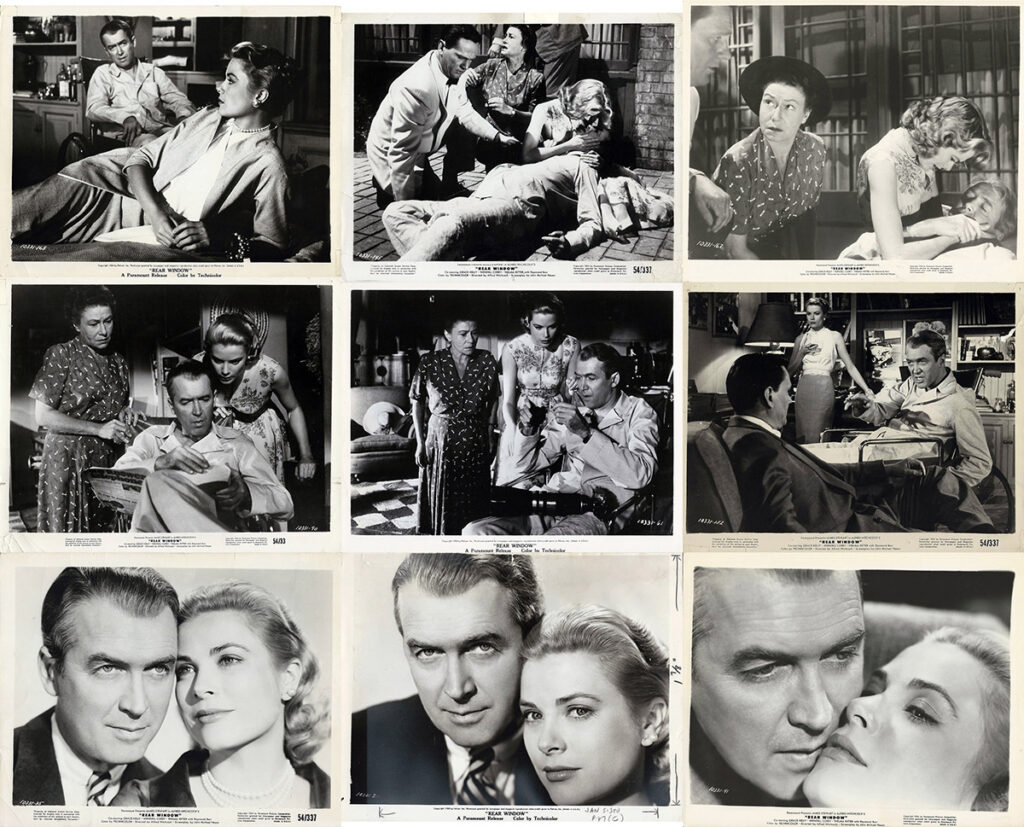 REAR WINDOW (1954) Photo archive feat. Grace Kelly