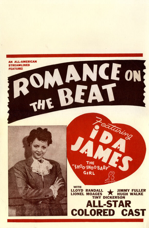 ROMANCE ON THE BEAT (1945) Window card poster