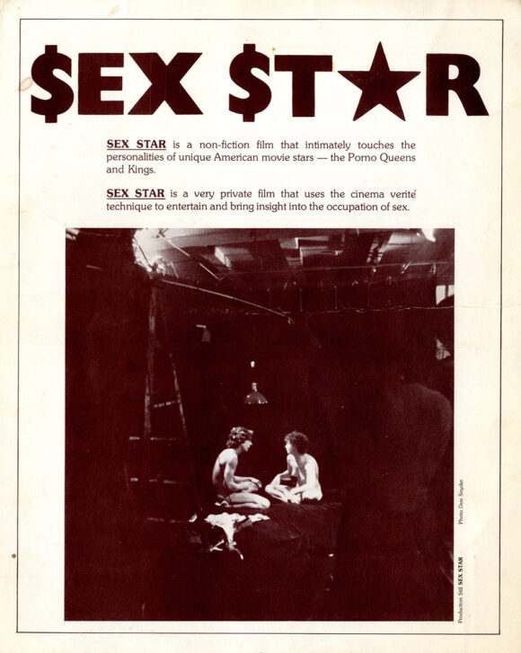 SEX STAR (1977) Flyer