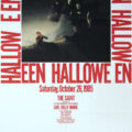 HALLOWEEN (Oct 26, 1985) Event poster for NYC nightclub The Saint