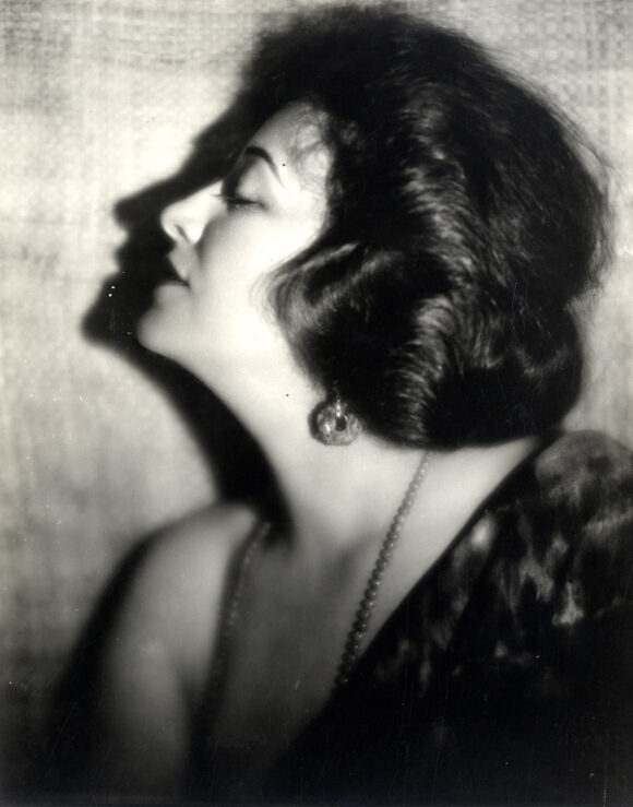 PAULINE FREDERICK (ca. 1920) Profile portrait by Walter Fredrick Seely