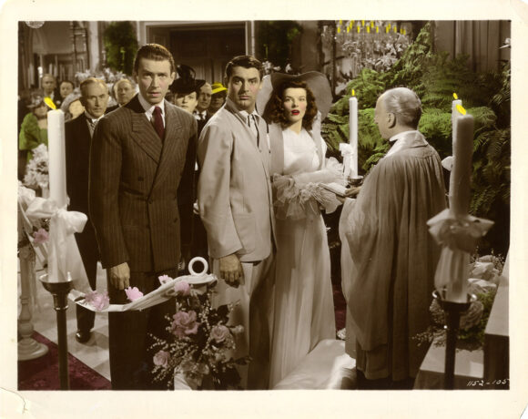 PHILADELPHIA STORY, THE (1940) Color-glos photo of film's final moment