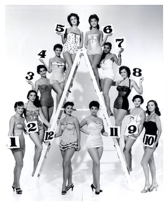 PRODIGAL, THE (1955) PR photo ft. 12 starletsPRODIGAL, THE (1955) PR photo ft. 12 starlets