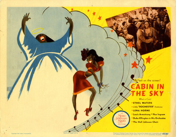 CABIN IN THE SKY (1943) Lobby card art by Al Hirschfeld