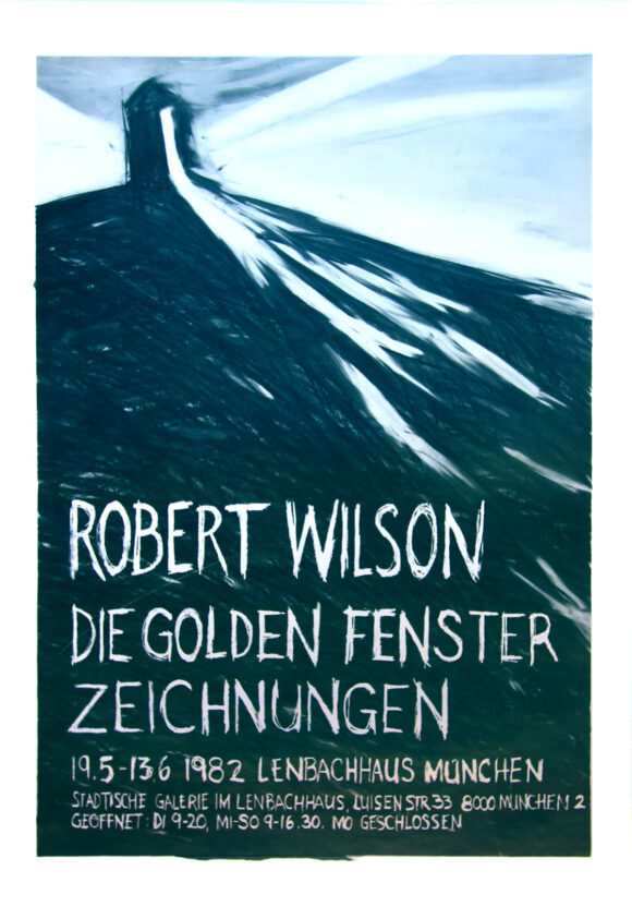 GOLDEN WINDOWS EXHIBITION [DIE GOLDENEN FENSTER ZEICHNUNGEN] (1982) German poster