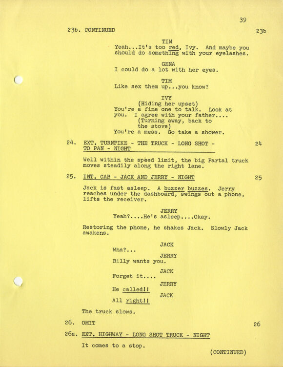 FOR LOVE OF IVY (Sep 26, 1967) Screenplay by Robert Alan Aurthur, Screen Story by Sidney Poitier