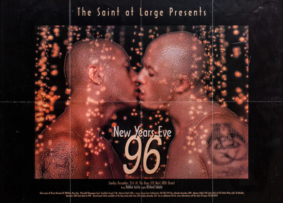 THE SAINT AT LARGE Presents NEW YEARS EVE 1996 (Dec 31, 1995) Event poster