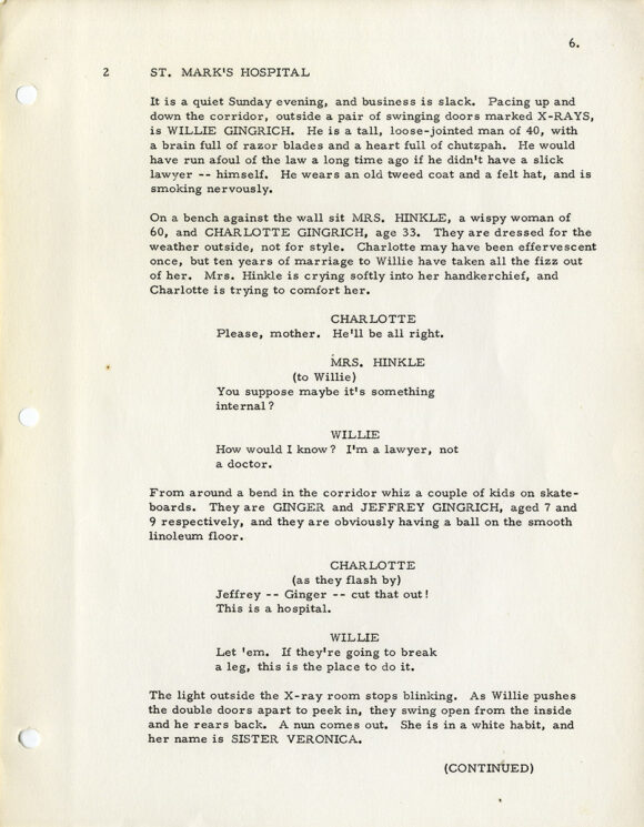 FORTUNE COOKIE, THE (1966) Signed film script by Billy Wilder and I.A.L. Diamond - Image 3