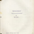 LIFE ON THE MISSISSIPPI (ca. 1956) TV script adapted by Willam Robert Yates; Mark Twain (source)