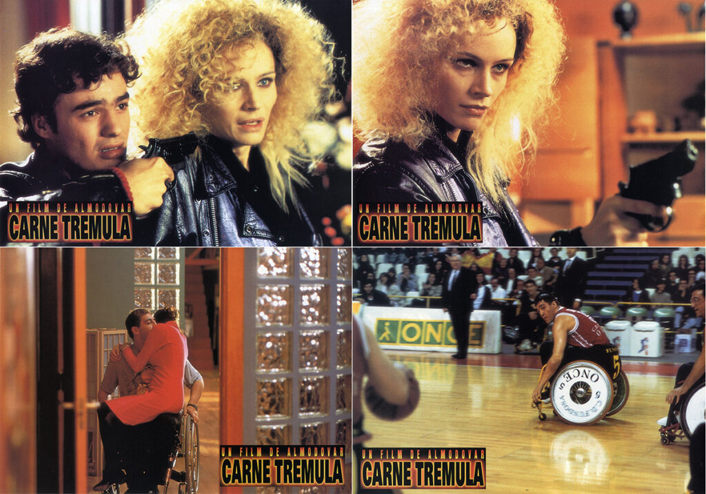 CARNE TRÉMULA [LIVE FLESH] (1997) Set of 12 Spanish color photos