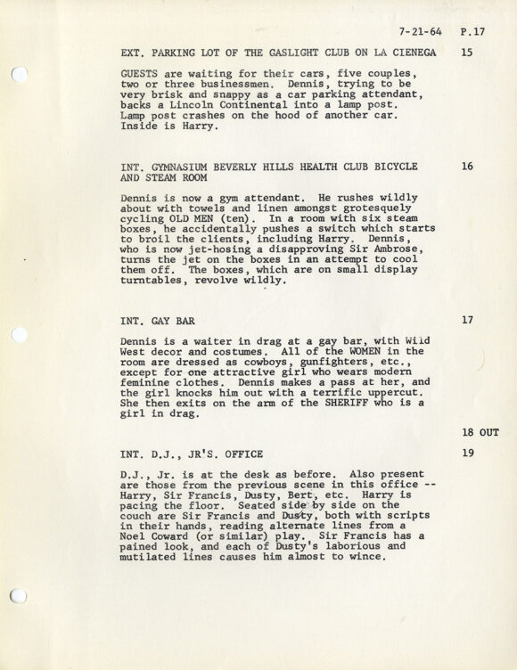 Evelyn Waugh (source), Terry Southern, Christopher Isherwood (screenwriters) THE LOVED ONE (1964) Film script