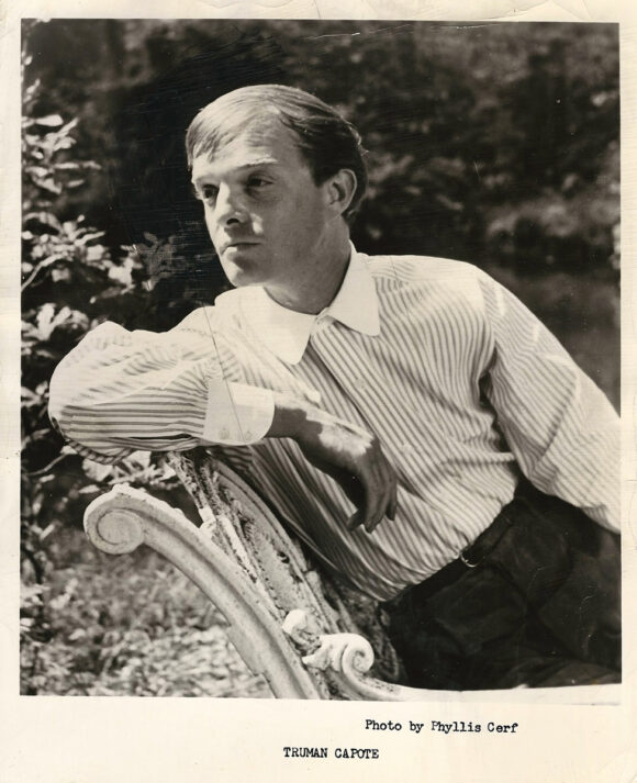 TRUMAN CAPOTE (1958) Portrait by Phyllis Cerf