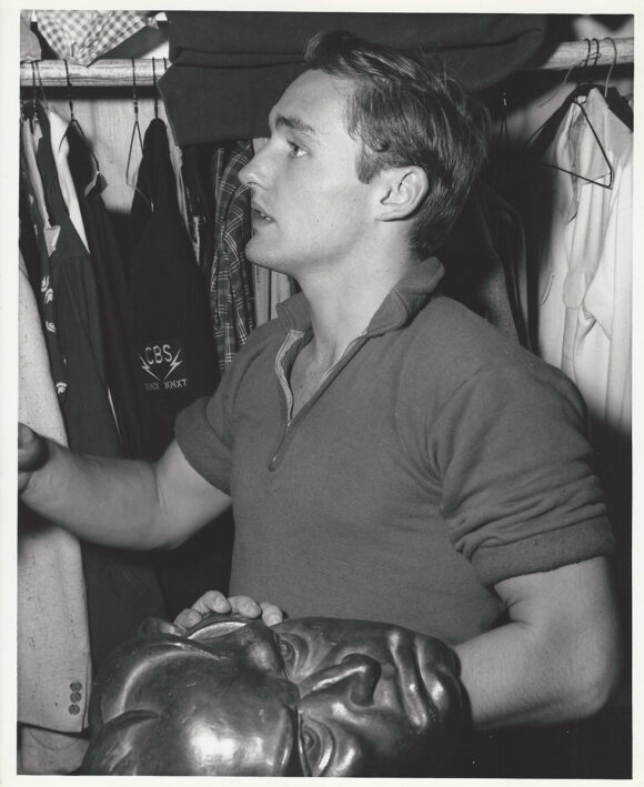 DENNIS HOPPER AT HOME (ca. 1955) Set of 7 photos