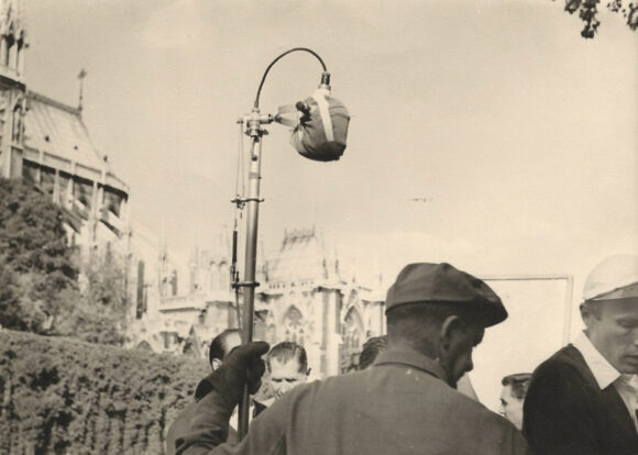 ERIC ROHMER ON SET | LE SIGNE DU LION (1962) French BTS photo