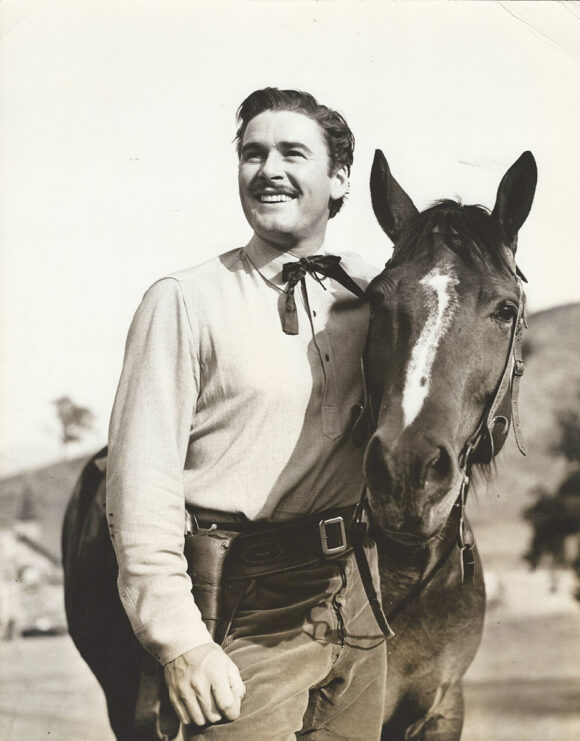 ERROL FLYNN | DODGE CITY (1939) Oversize portrait by Martin Munkácsi