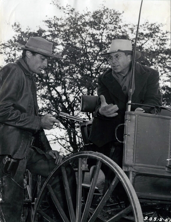 KING VIDOR & CAST | DUEL IN THE SUN (1946) Set of 4 BTS photos