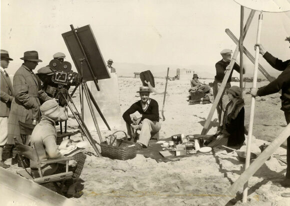 KING VIDOR & CAST | THE CROWD (1927) BTS photo on-location