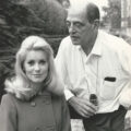 LUIS BUÑUEL, CATHERINE DENEUVE I BELLE DE JOUR (1967) French BTS photo