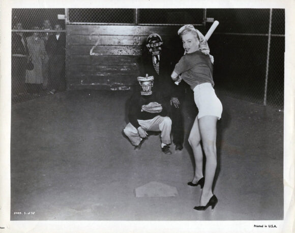 MARILYN MONROE BATTERS UP (1952) Photo