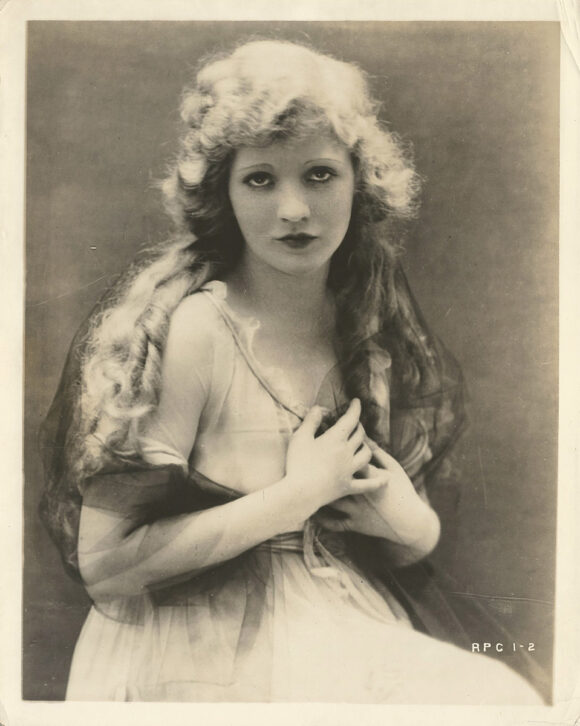 MARY MILES MINTER (ca. 1919) Realart Pictures stamped portrait