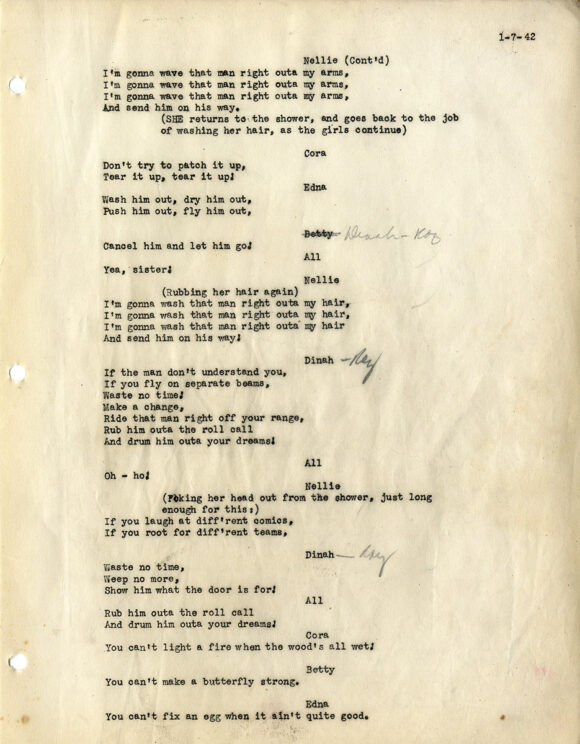 SOUTH PACIFIC (1949) Theatre script