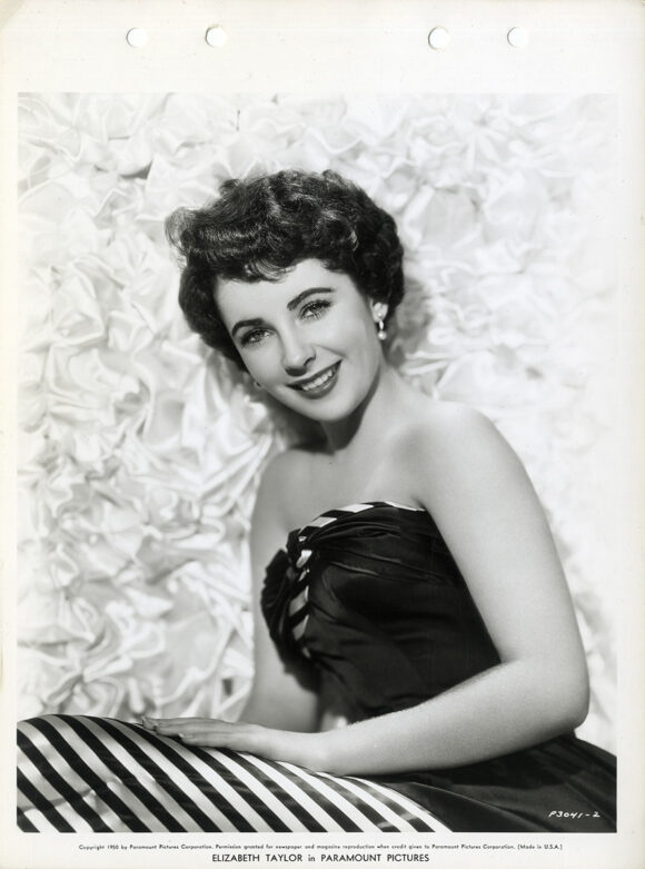 ELIZABETH TAYLOR (ca. 1950-58) Set of 7 portraits