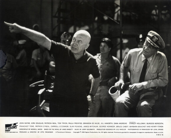 OTTO PREMINGER, JOHN WAYNE | IN HARM'S WAY (1964) Set of 2 photos