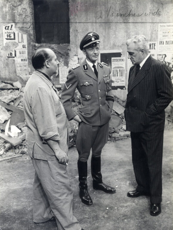 ROBERTO ROSSELLINI DIRECTS | GENERAL DELLA ROVERE (1959) Italian photo