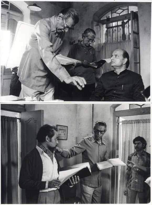 SATYAJIT RAY DIRECTS | AN ENEMY OF THE PEOPLE (1989) Set of 5 Indian photos