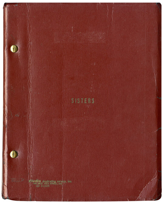 SISTERS (1970) Film script