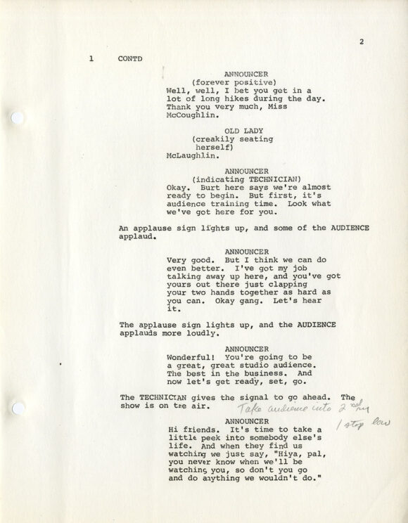 SISTERS (1970) Film script