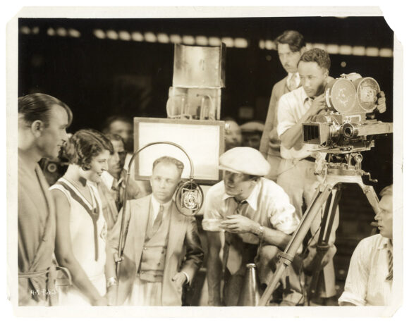 EARLY FILM SOUND RECORDING (1928) Photo