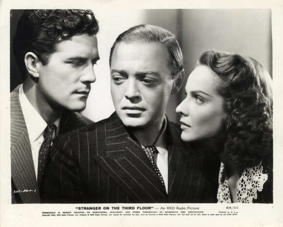 STRANGER ON THE THIRD FLOOR (1940) Set of 5 photos