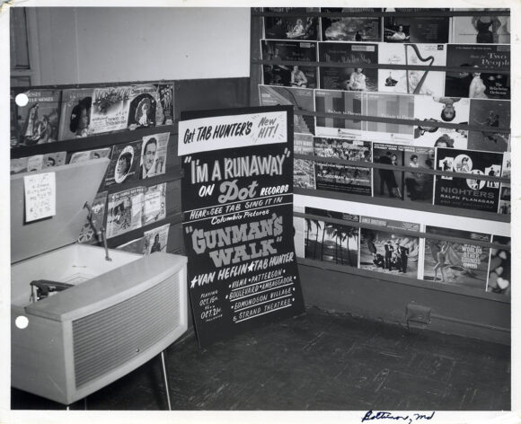 BALTIMORE RECORD STORE PROMOTIONAL DISPLAY (1958) Keybook photo