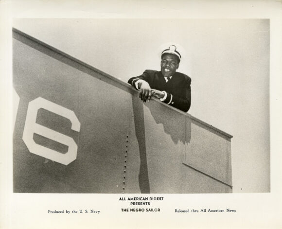 THE NEGRO SAILOR (1945) Set of 4 photos