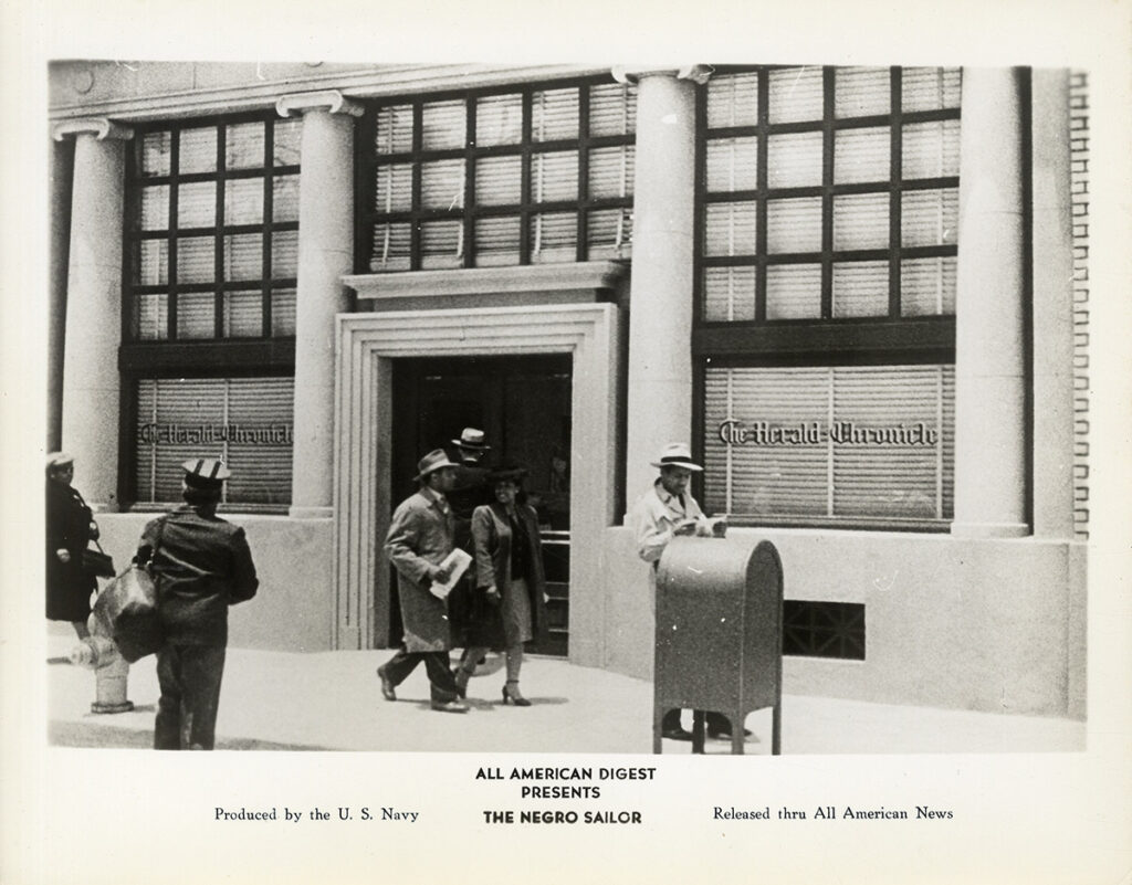 THE NEGRO SAILOR (1945) Set of 4 photos